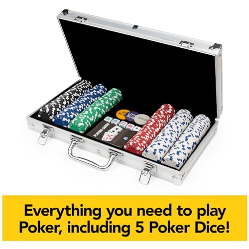 Spin Master Games Cardinal Classics 300-Piece Poker Set with Aluminum Case G10767