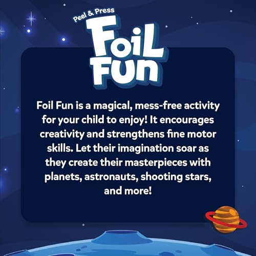Skillmatics Foil Fun Christmas Ornaments, Mess Free Art Craft Kit for Kids Ages 4-9 S207