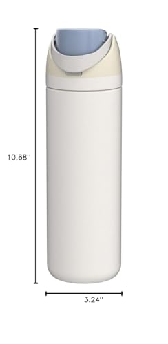 Owala FreeSip Insulated Stainless Steel Water Bottle with Straw, 24 oz, Iced Breeze B18538
