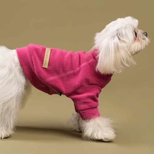 Fitwarm 3 Pack Classic Fleece Dog Sweater for Small Dogs, Medium D613