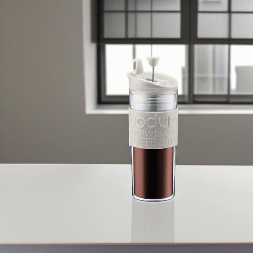 Bodum Travel Press, Vacuum Insulated, 15oz, Black Q18221