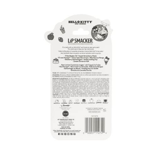 Lip Smacker Original Party Pack - 10 Moisturizing Lip Balms, Classic Flavors S23577