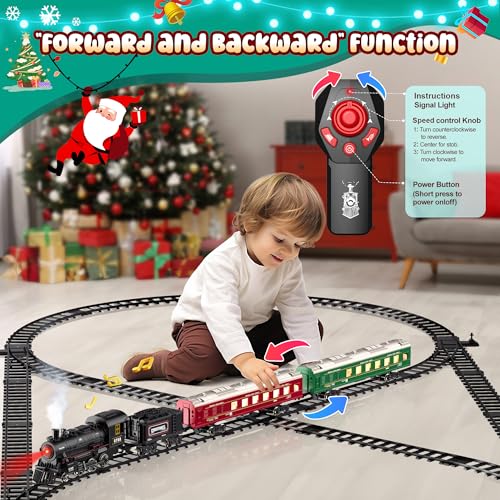 Hot Bee Train Set with Remote Control, Lights and Sounds W19839
