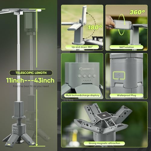 Portable Camping Light 14000mAh Rechargeable Lantern with Magnetic Base Z942