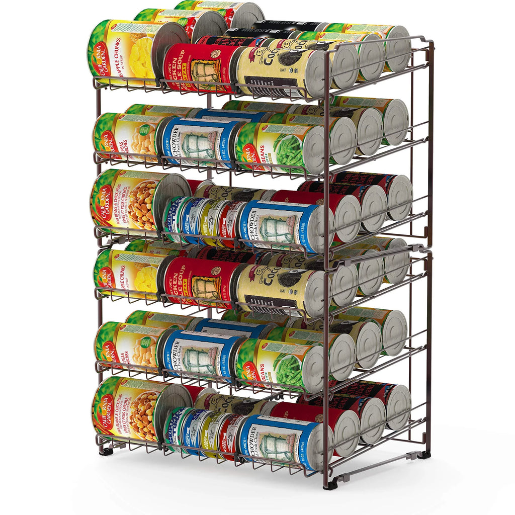 Simple Houseware Stackable Can Rack Organizer, Bronze U350010