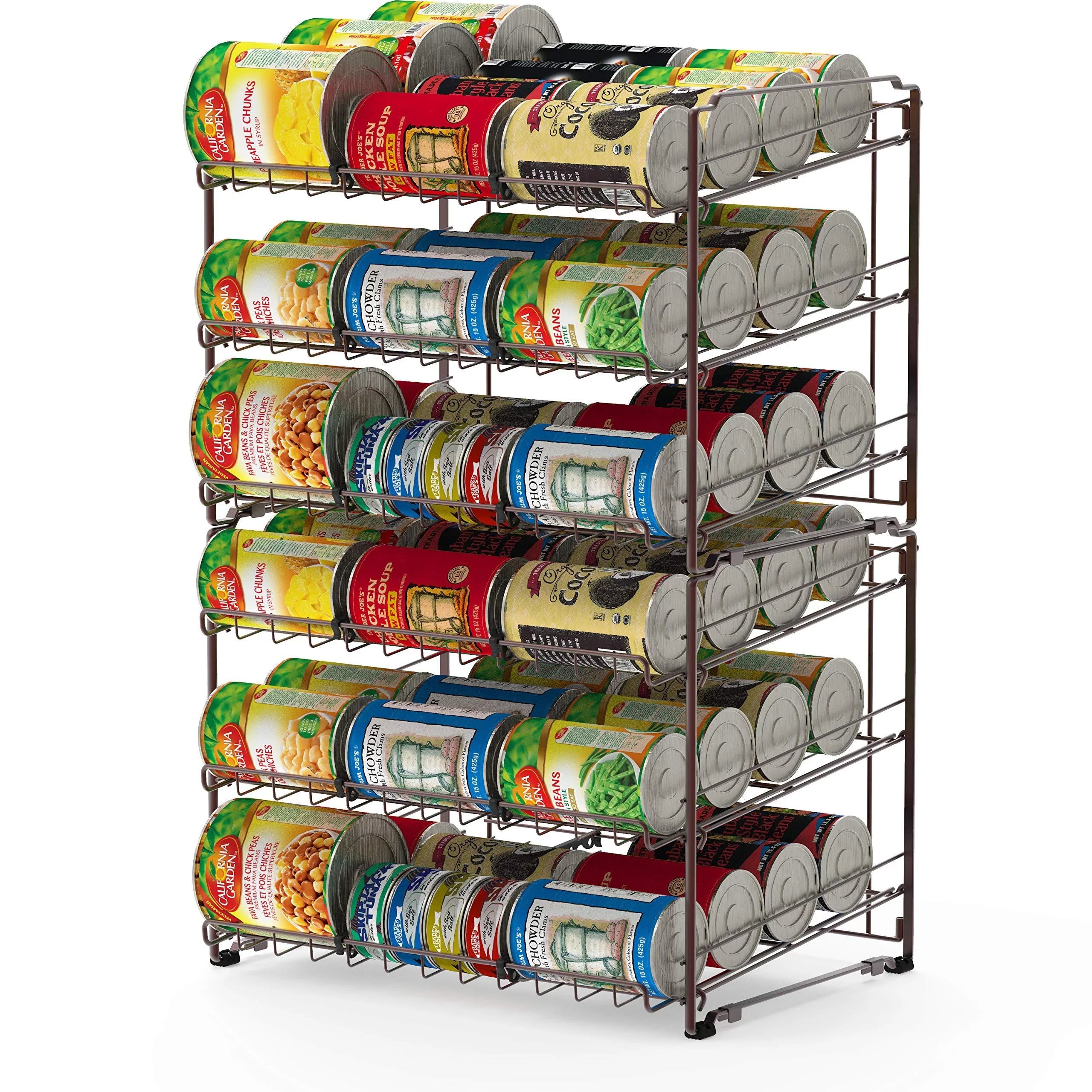 Simple Houseware Stackable Can Rack Organizer, Bronze U350010