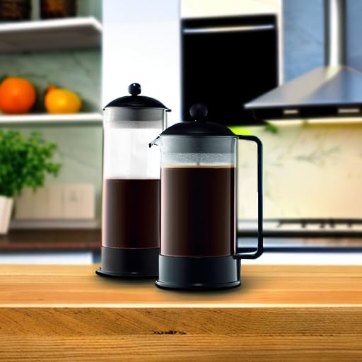 Bodum Brazil French Press Coffee Maker, 51oz, Black S748
