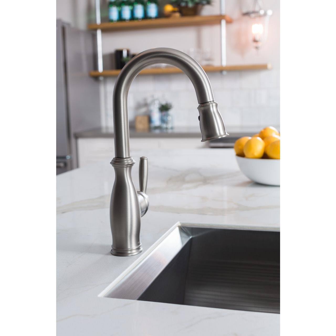 Moen Brantford Oil Rubbed Bronze One-Handle Pulldown Bar Faucet A688333