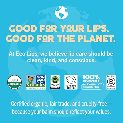 Mongo Kiss USDA Organic Lip Balm Set 8-pack with Mongongo Oil & Cocoa Butter B2380