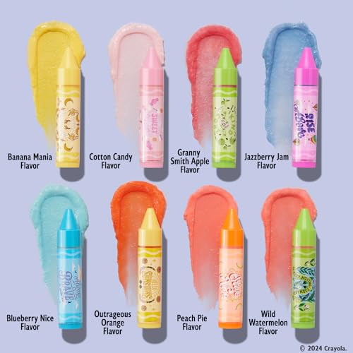 Lip Smacker Original Party Pack - 10 Moisturizing Lip Balms, Classic Flavors S23577