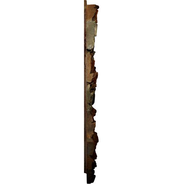Ekena Millwork PN202NRRS Stacked Faux Stone Siding Panel, Redstone Q906