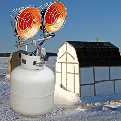 Avenger FBDTP15 Infrared Propane Tank Top Heater, 15,000 BTU, Silver N70390