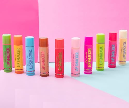 Lip Smacker Original Party Pack - 10 Moisturizing Lip Balms, Classic Flavors S23577