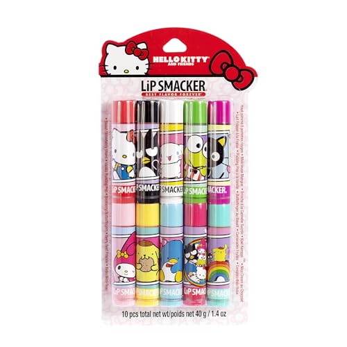 Lip Smacker Original Party Pack - 10 Moisturizing Lip Balms, Classic Flavors S23577