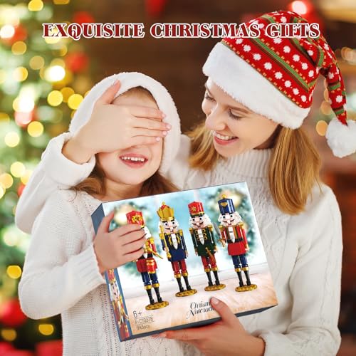Christmas Nutcracker Building Kits, King and Soldier Sets, 943 PCS E833