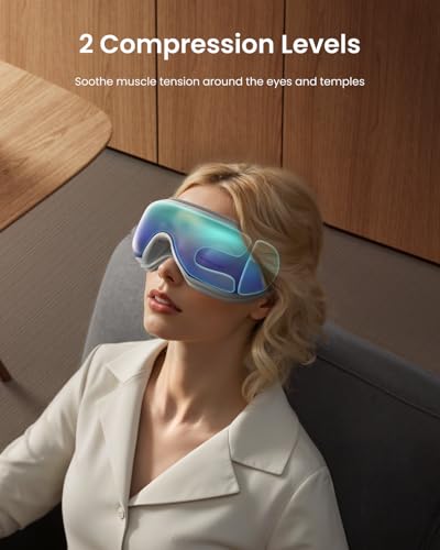 RENPHO Eye Massager with Heat and Compression, Eyeris 1 Sleep Mask R9979