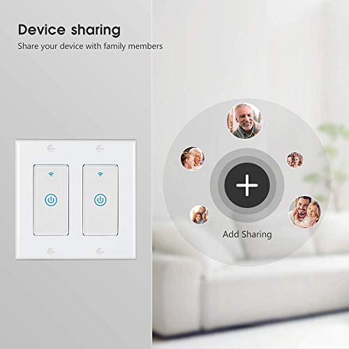 Zigbee Paddle Touch Smart Switch, Alexa and Google Home Compatible, Neutral Wire Required Y846