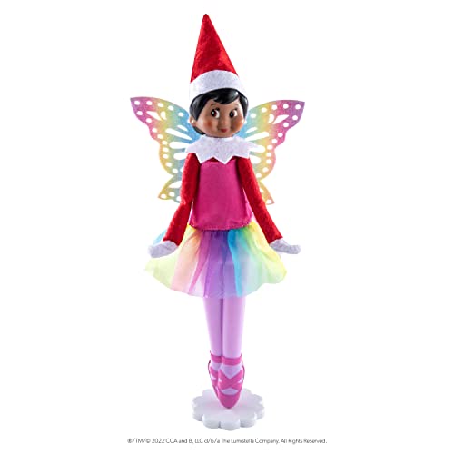 Elf on the Shelf Scout Girl Light Tone Blue Eyed with Magifreez Rainbow Snow Pixie Bundle K988223
