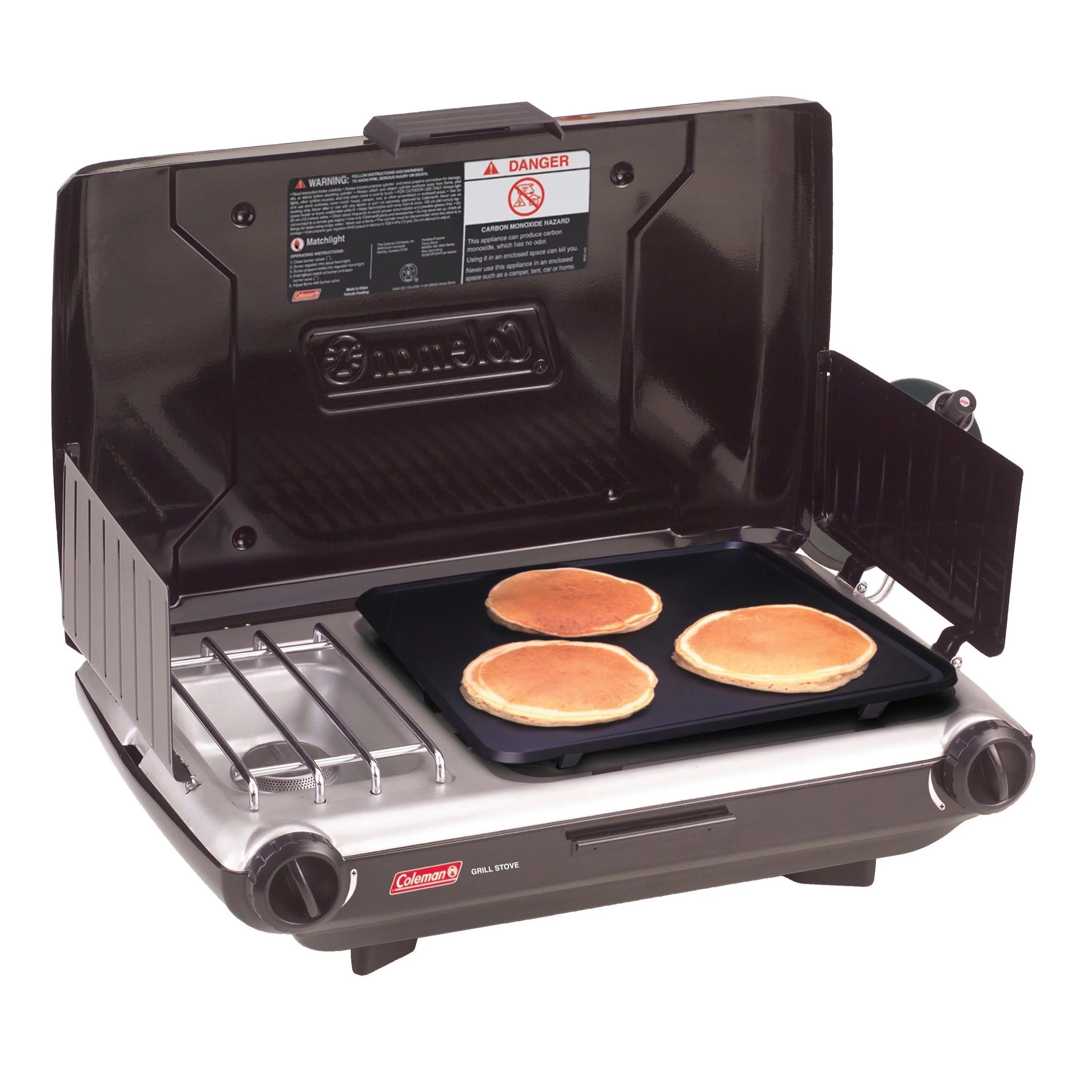 Coleman Grill-Stove Portable Propane Black J87687