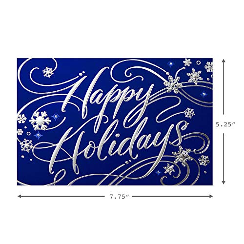 Hallmark Christmas Cards Boxed with Envelopes, Happy Holidays, 40 Count F297425
