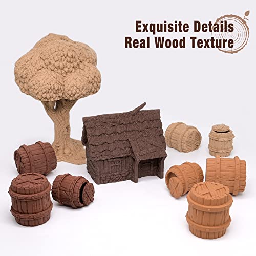 OVV3D Wood PLA Filament Bundle 1.75mm 200g 4 Pack Y521193