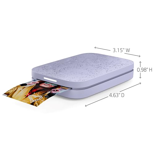 HP Sprocket Portable 2x3 Instant Photo Printer (Luna Pearl) A89391