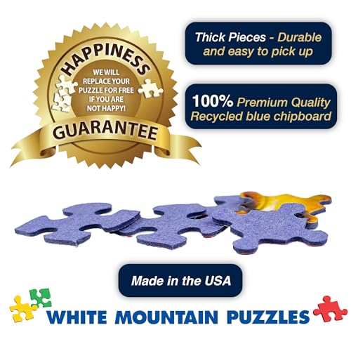 White Mountain 1000 Piece Jigsaw Puzzle Rockefeller Christmas 24"x30" C903183