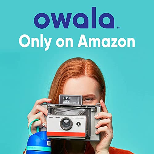 Owala FreeSip Insulated Stainless Steel Water Bottle with Straw, 24 oz, Iced Breeze B18538