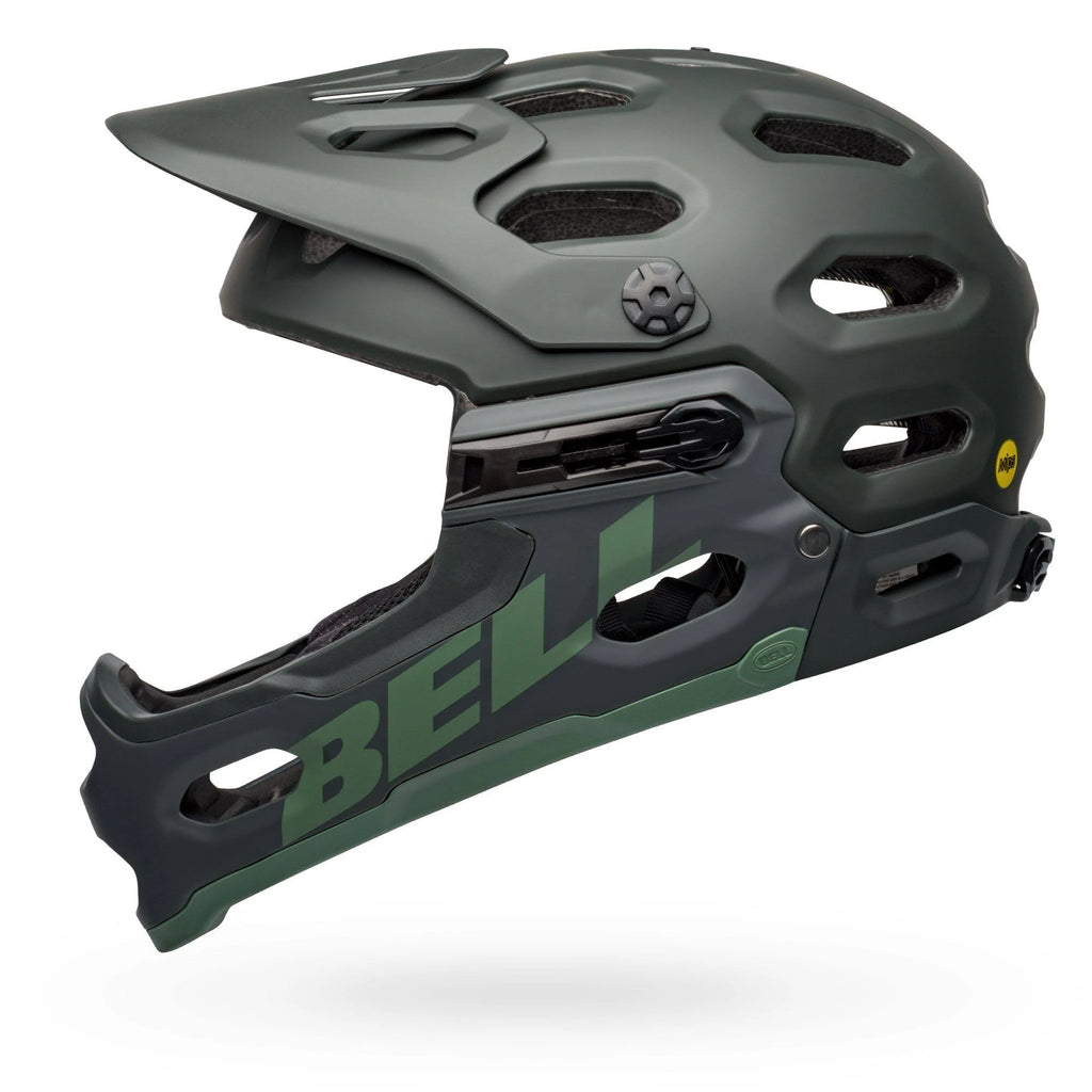 Bell Super 3R MIPS Helmet Small Matte Green O766446