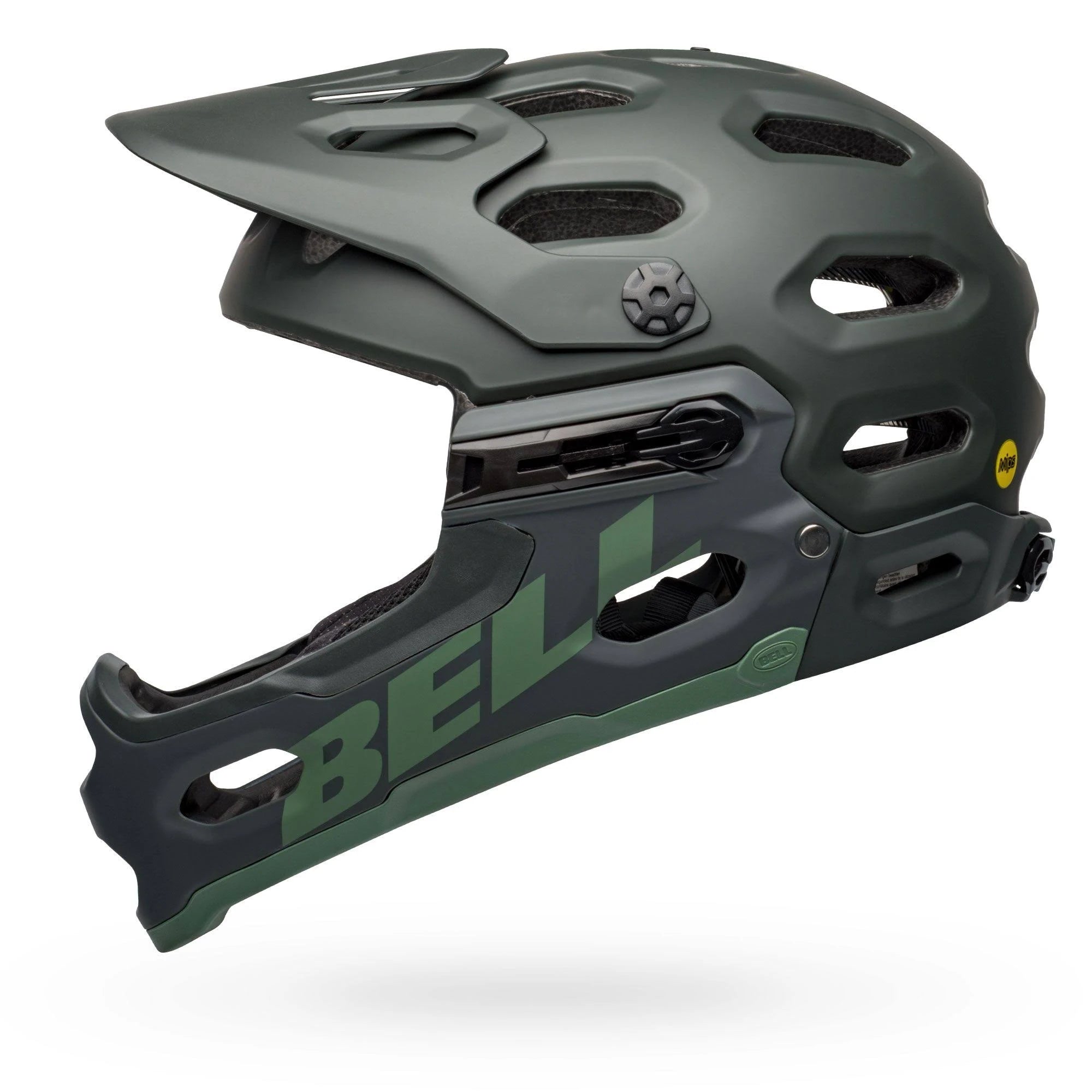 Bell Super 3R MIPS Helmet Small Matte Green O766446