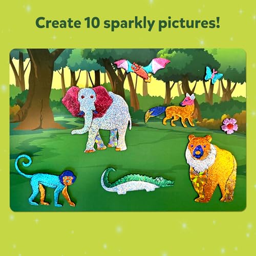 Skillmatics Foil Fun Christmas Ornaments, Mess Free Art Craft Kit for Kids Ages 4-9 S207