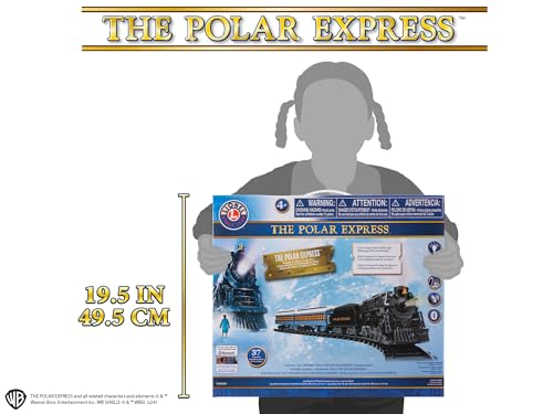 Lionel Battery-Operated Polar Express Toy Train Set with Bluetooth, Lights & Sounds T402111