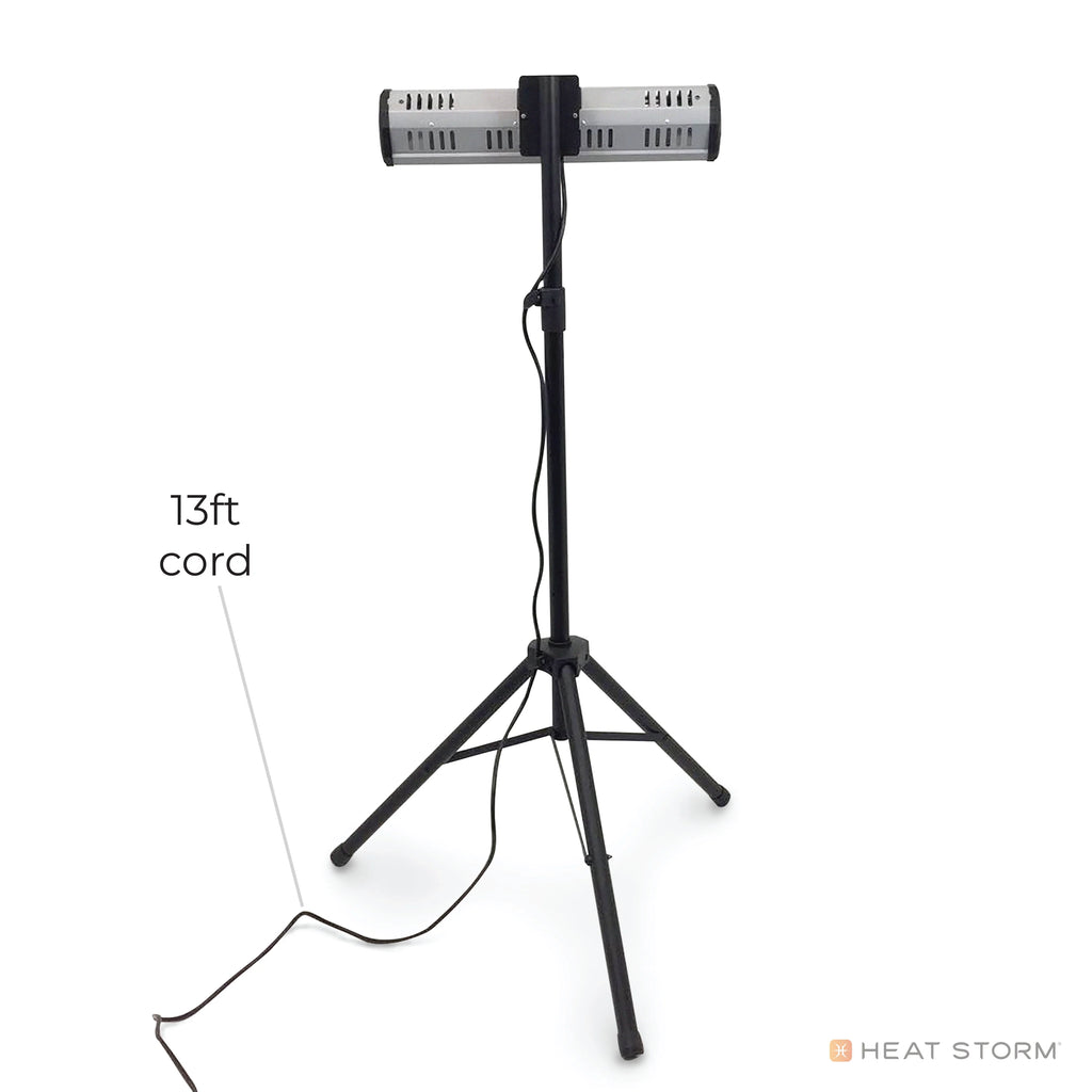 Heat Storm Infrared Tradesman 1500 Watt Electric Outdoor Heater with Tripod B1456