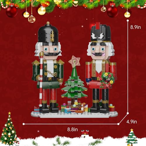 Christmas Nutcracker Building Kit with LED Light, 690 Pieces L10182