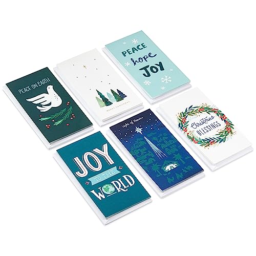 Hallmark Boxed Religious Christmas Cards Assortment, 24 Cards with Envelopes T4629