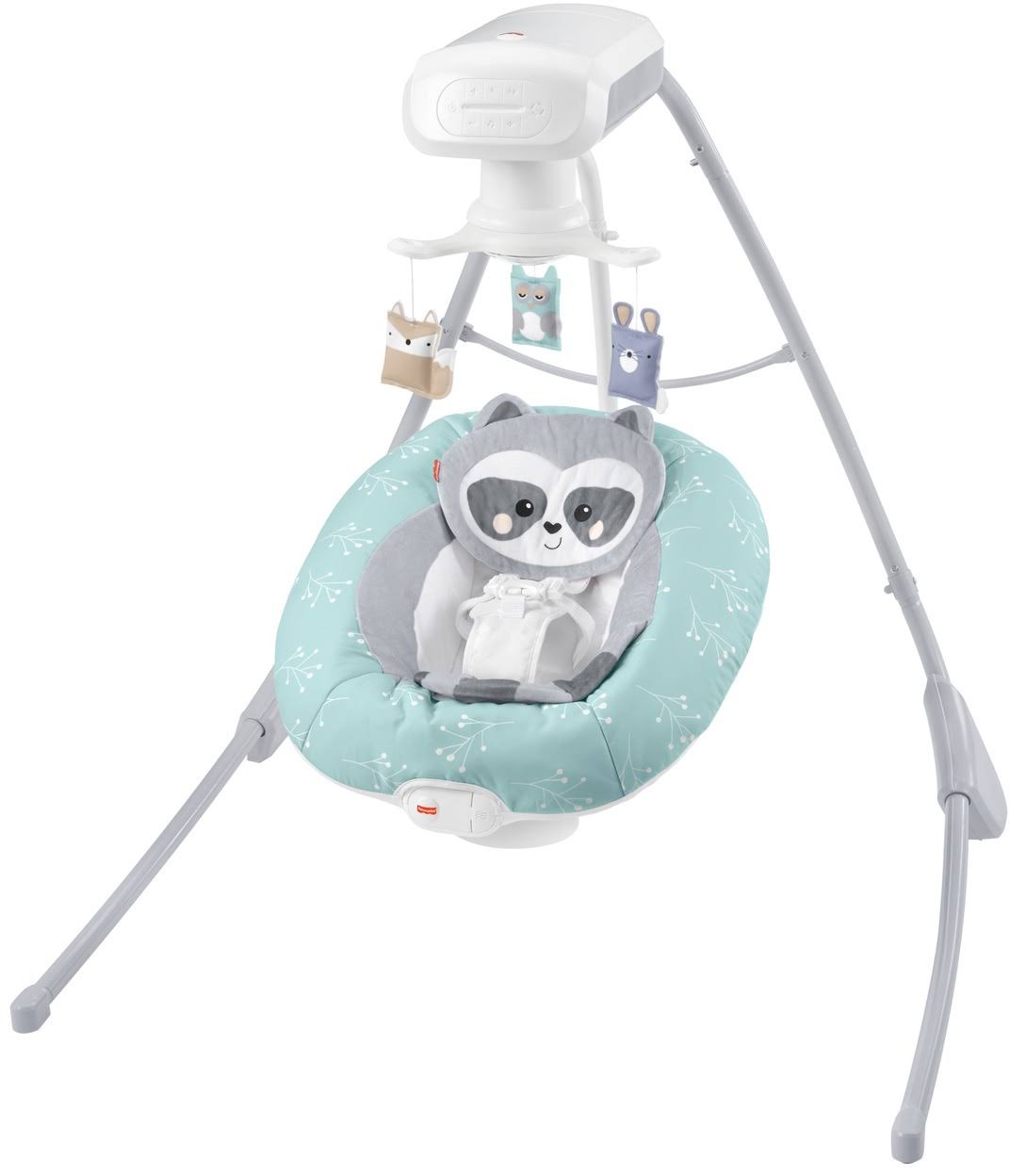 Fisher-price Baby Raccoon Cradle N Swing, Baby Swing Chair - Avayadevconnect