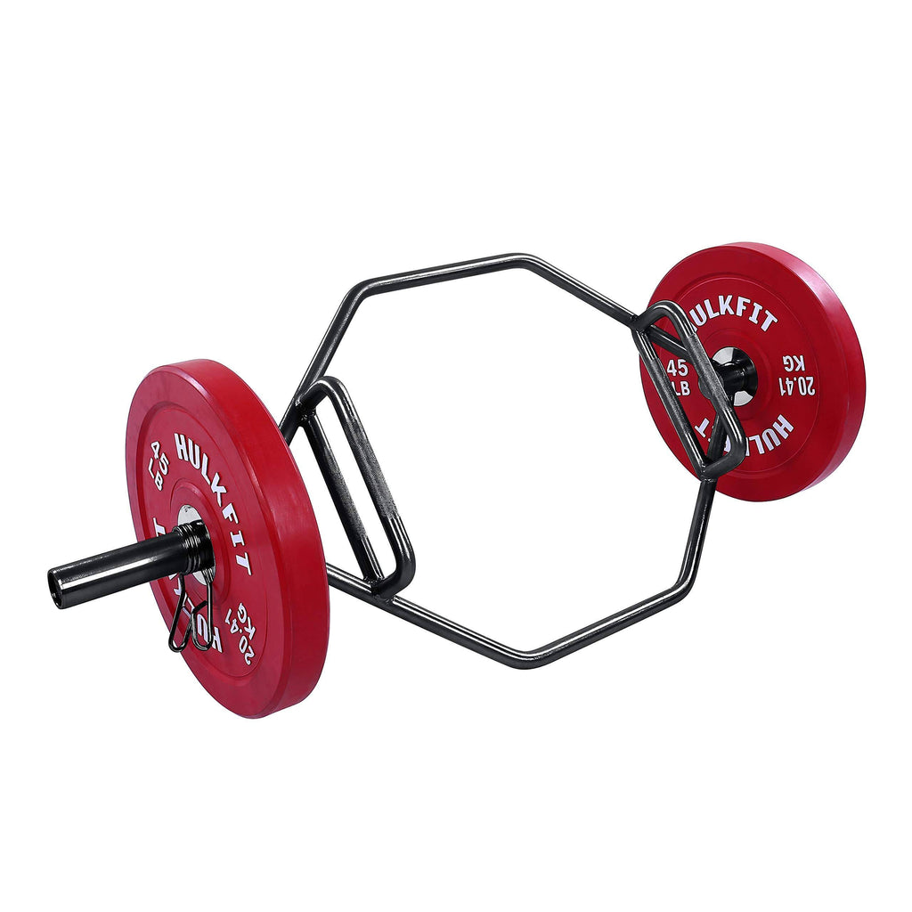 HulkFit Olympic 2-Inch Hex Weight Lifting Trap Bar, 1000-Lb Capacity R150128