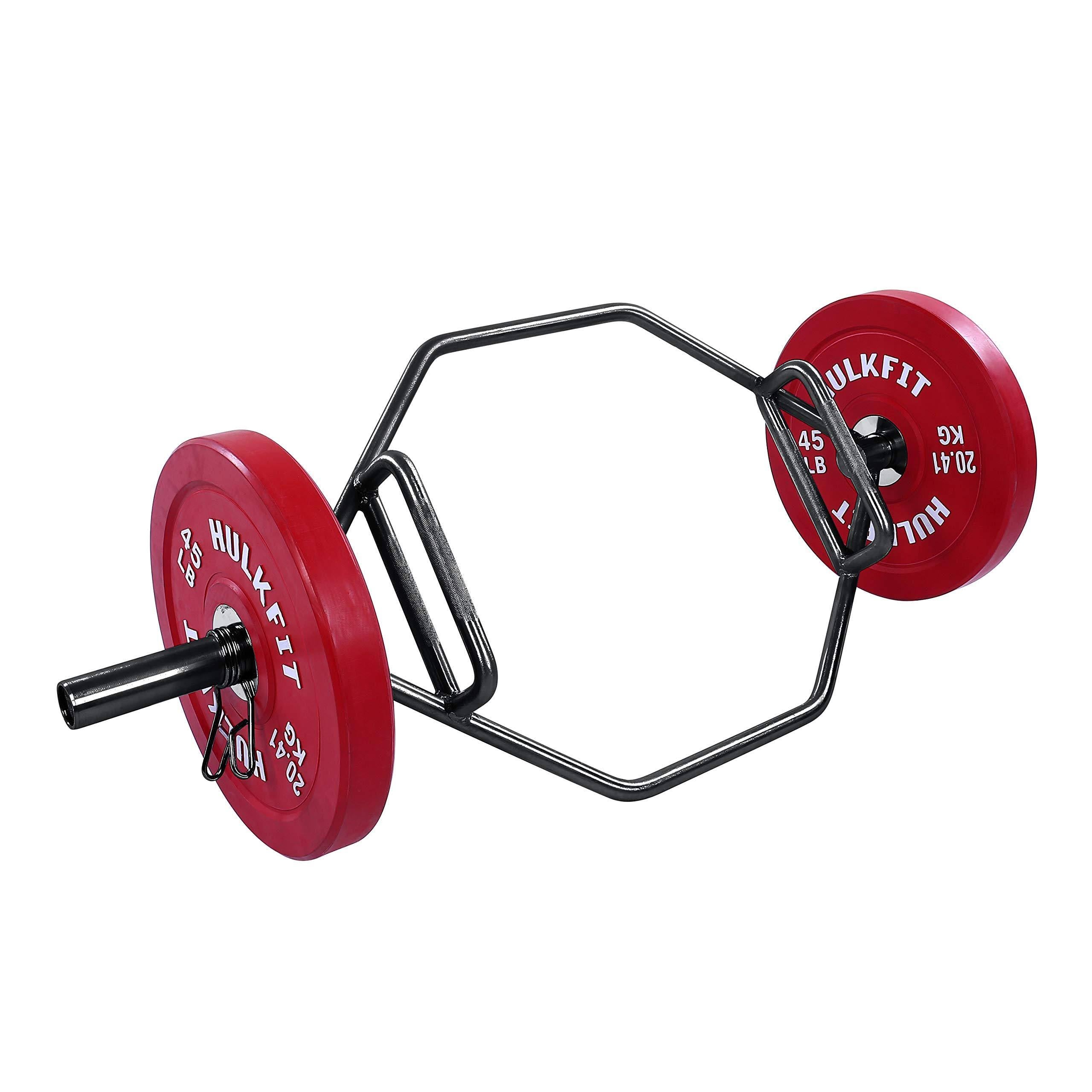 HulkFit Olympic 2-Inch Hex Weight Lifting Trap Bar, 1000-Lb Capacity R150128
