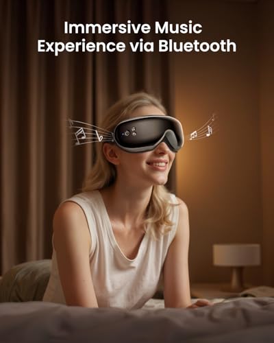 RENPHO Eye Massager with Heat and Compression, Eyeris 1 Sleep Mask R9979