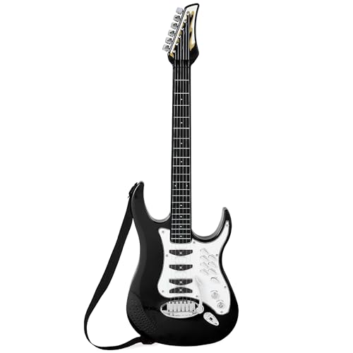 Kids Electric Musical Guitar Play Set Toy Starter Kit with Microphone and Amp - Blue B982