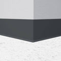 Roppe 700 Series Black Brown 6x22 x 1/8x22 Rubber Cove Molding 6x22 x 120& Roll / Straight (Toeless) - Megean