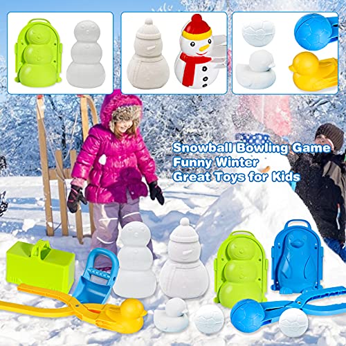 Max Fun 25Pcs Snowball Tool Kit with Handle for Kids Outdoor Play U3641