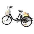 Winado Adult Tricycle, 26-inch Three Wheel Cruiser Bike, Black, Size: 72.83 - Avayadevconnect