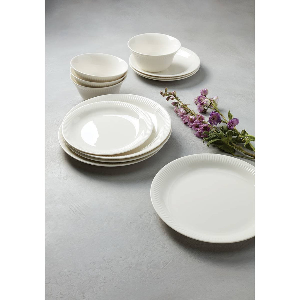 Lenox Profile 12 Piece Dinnerware Set, White L9338