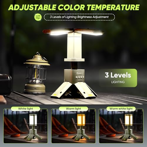Portable Camping Light 14000mAh Rechargeable Lantern with Magnetic Base Z942