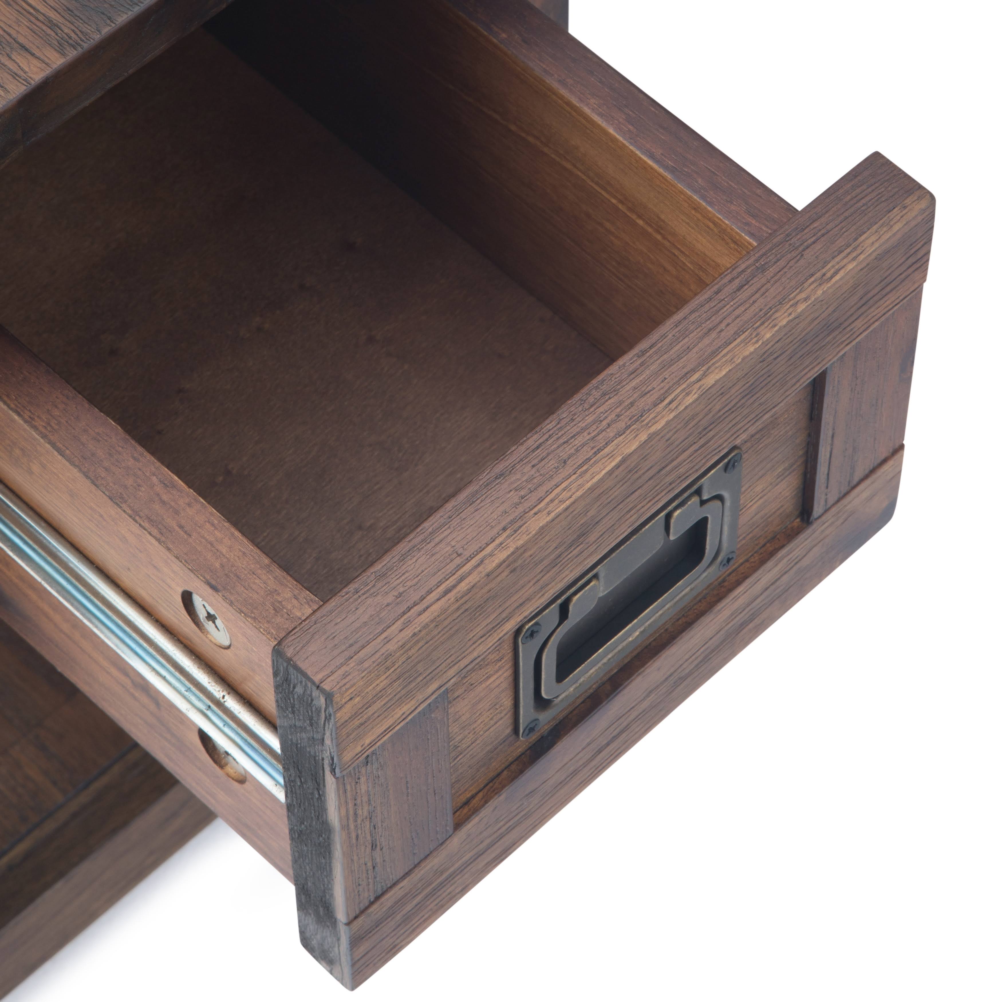 Wyndenhall Garret Solid Acacia Wood Narrow Side Table T26290