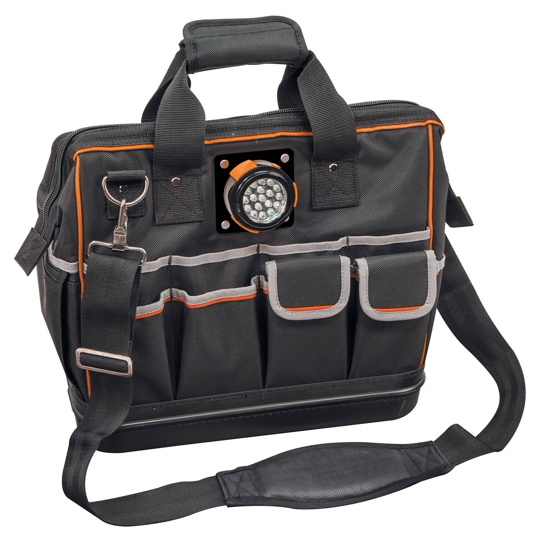 Klein Tools 55431 TRADESMAN Pro Lighted Tool Bag W7280