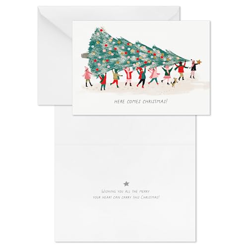 Hallmark UNICEF Boxed Christmas Cards, Here Comes Christmas (20 Cards with Envelopes) I81815