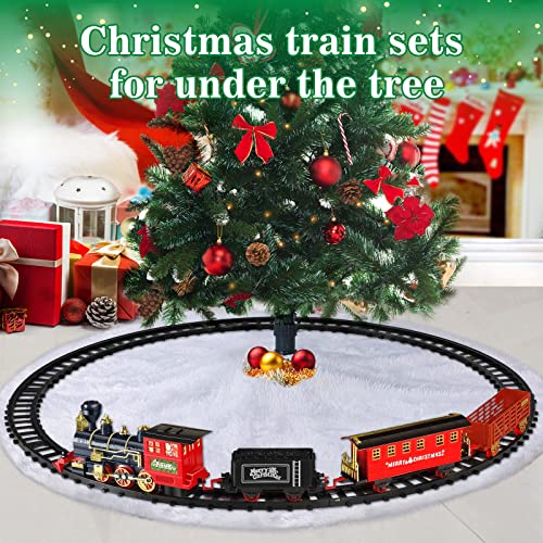 BainGesk Train Set with Steam, Light and Sounds, Electric Toy for Kids K159