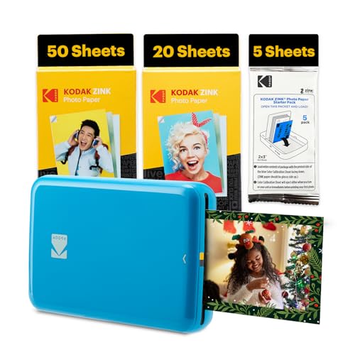 KODAK Step Instant Smartphone Photo Printer - Portable Wireless Zink 2x3" - White G38776